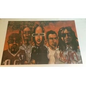 *SOLD* VTG Korn The Crowd Rock Music Poster 1999